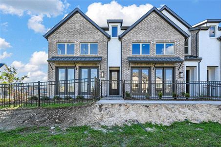 New construction Townhouse house 13909 Watch Hill Lane, Aledo, TX 76008 Ansley Plan- photo 0