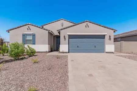 New construction Single-Family house 3454 E Jasmine Way, San Tan Valley, AZ 85143 Bailey - Extended Covered Patio Included- photo 0