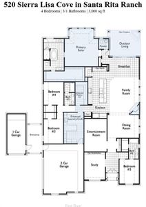 New construction Single-Family house 520 Sierra Lisa Cv, Liberty Hill, TX 78642 215G Plan- photo 23 23