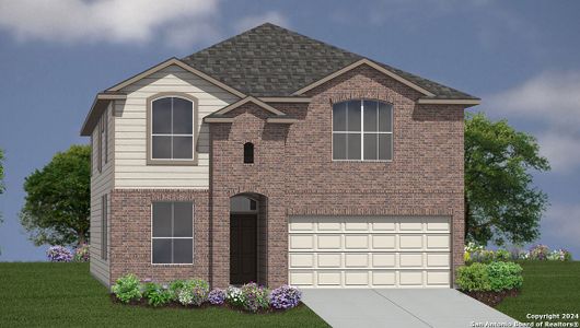 New construction Single-Family house 29549 Sierra Copper, Bulverde, TX 78163 The Clydesdale- photo 0 0