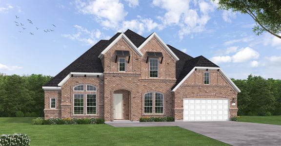 New construction Single-Family house Hamlin (3832-DL-60), 740 Waterbrook Parkway, Argyle, TX 76226 - photo