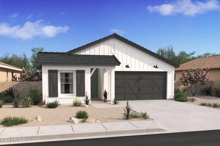 New construction Single-Family house 42400 W Vincent Drive, Maricopa, AZ 85138 Orinoco- photo 0