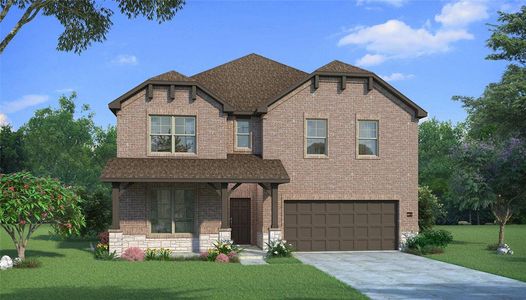 New construction Single-Family house 1219 Stockton Trail, Red Oak, TX 75154 Cypress II V- photo 0