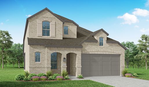 New construction Single-Family house 2425 Halter Drive, Aubrey, TX 76227 Martin Plan- photo 0