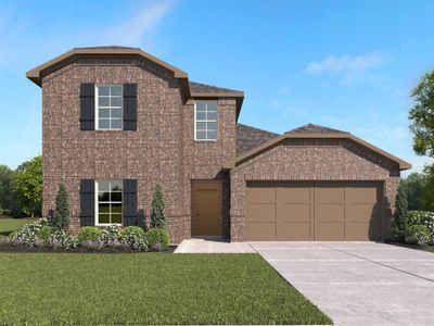 New construction Single-Family house 1225 Tierra Blanca Drive, Fort Worth, TX 76247 MIDLAND- photo 0