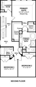 The Frances floor plan by K. Hovnanian Homes. 2nd Floor shown. *Prices, plans, dimensions, features, specifications, materials, and availability of homes or communities are subject to change without notice or obligation.