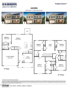 New construction Single-Family house 125 Moore Crk Drive, Fuquay Varina, NC 27526 The Hayden- photo 1 1