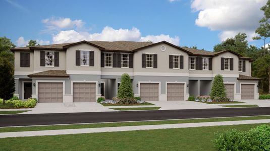 New construction Townhouse house 21415 Darter Road, Land O' Lakes, FL 34638 - photo 0