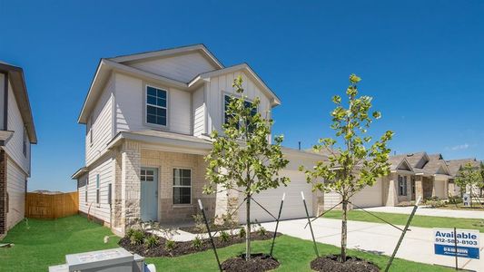 New construction Single-Family house 144 Lake Sweetwater Ln, Buda, TX 78610 The Hanna- photo 1 1