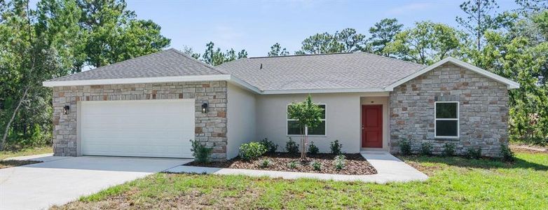 New construction Single-Family house 16247 Little Auk Road, Weeki Wachee, FL 34614 Luna- photo 0