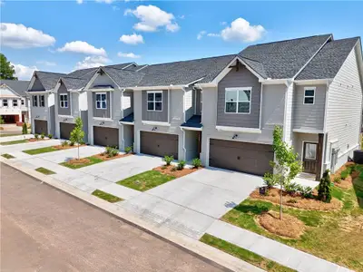 New construction Townhouse house 5460 Rock Place Court, Norcross, GA 30093 Harmony- photo 0