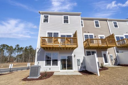 New construction Townhouse house 2253 Kettle Falls Station, Apex, NC 27502 Buckingham - Front Entry Townhomes- photo 2