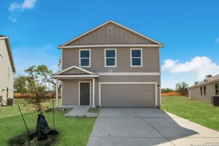 New construction Single-Family house 8419 Blue Sapphire, San Antonio, TX 78263 Ridley- photo 0 0