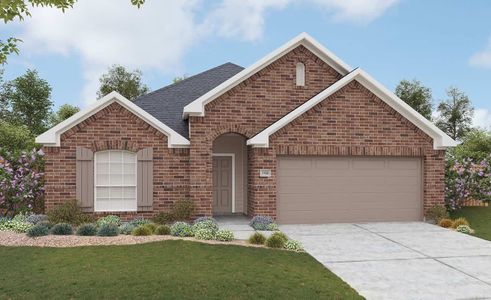 New construction Single-Family house Landmark Series - Kimbell, 200 Beaver Creek Drive, Jarrell, TX 76537 - photo