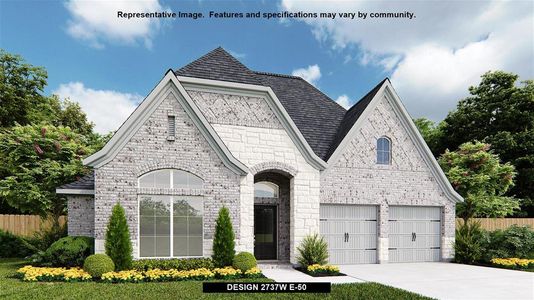 New construction Single-Family house 24915 Prairie Sunflower Circle, Katy, TX 77493 Design 2737W- photo 0