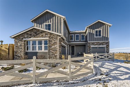 New construction Single-Family house 10710 Hanging Lake Place, Parker, CO 80138 - photo 0