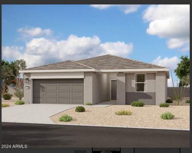 New construction Single-Family house 11691 N Eva Lane, Maricopa, AZ 85139 Marigold- photo 0