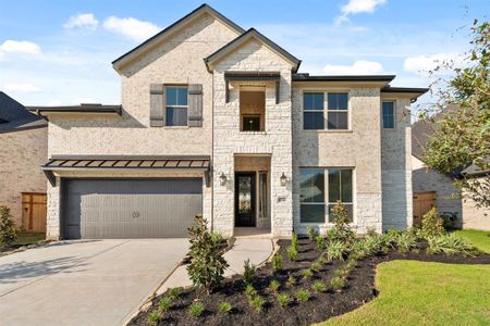 New construction Single-Family house 31518 Copper Oaks Court, Fulshear, TX 77441 The Lexington- photo 0