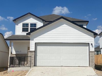 New construction Single-Family house 13767 Pinkston, San Antonio, TX 78252 The Brenham- photo 0 0