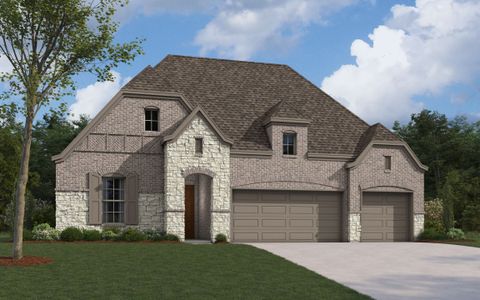 New construction Single-Family house The Lockhart II, 16812 Eastern Red Boulevard, Fort Worth, TX 76247 - photo