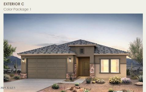 New construction Single-Family house 24576 W Verlea Drive, Buckeye, AZ 85326 Bluebell- photo 0 0