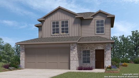 New construction Single-Family house 4607 Meerkat, Converse, TX 78109 The Florence- photo 0