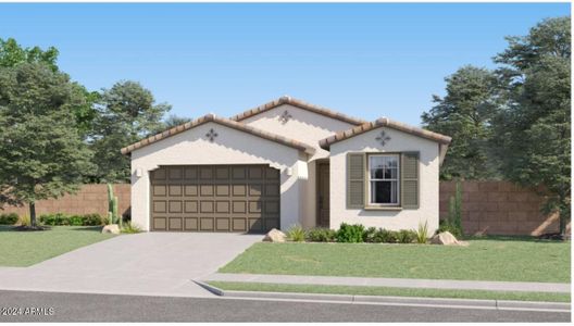 New construction Single-Family house 2969 E Hayfield Way, San Tan Valley, AZ 85140 Latitude Plan 3580- photo 0