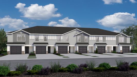 New construction Townhouse house 2737 Idyll Lakes Circle, Plant City, FL 33566 Magnolia- photo 0 0