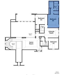 New construction Single-Family house 4108 Buffalo Clover Drive, Aubrey, TX 76227 289 Plan- photo 2 2