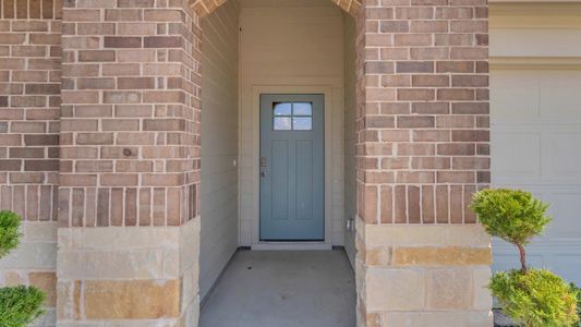 New construction Single-Family house 13705 Andrew Abernathy Pass, Manor, TX 78653 The Lakeway- photo 1 1