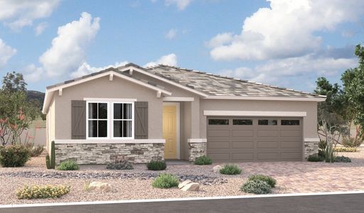 New construction Single-Family house 5010 W Top Hand Trail, Laveen, AZ 85339 Agate- photo 0 0