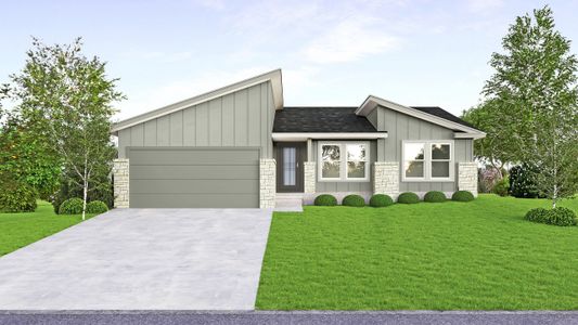 New construction Single-Family house 3905 Crockett Ave, Lago Vista, TX 78645 Cypress- photo 1 1