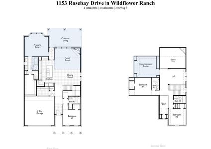 New construction Single-Family house 1153 Rosebay Drive, Justin, TX 76247 Redford Plan- photo