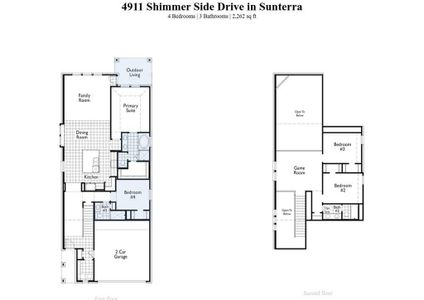 New construction Single-Family house 4911 Shimmer Side Drive, Katy, TX 77493 Windermere Plan- photo