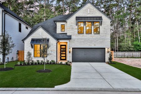 New construction Single-Family house 27 Honeycomb Ridge Place, The Woodlands, TX 77380 The Barbados- photo 0