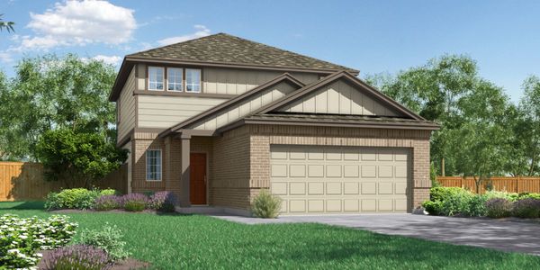New construction Single-Family house The Stonewall, 8169 Daisy Cutter Crossing, Georgetown, TX 78626 - photo
