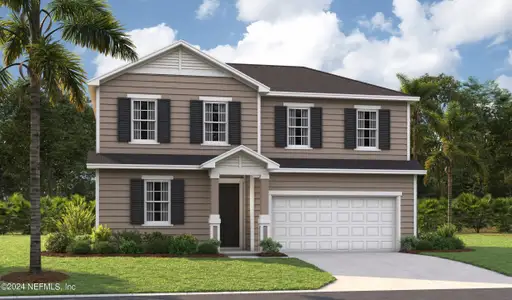 New construction Single-Family house 3740 Saint Charles Way, Orange Park, FL 32065 Elderberry- photo 0