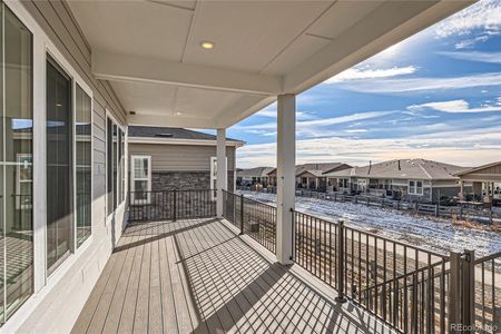 New construction Single-Family house 7126 Canyon Sky Trail, Castle Pines, CO 80108 4082 Heritage Exterior Modern Farmhouse- photo 27 27