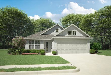 New construction Single-Family house 153 Coppers Way, Elgin, TX 78621 Turquoise- photo 0