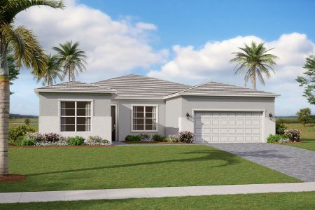 New construction Single-Family house Aurora, 11824 Sw Antarus Ct, Port Saint Lucie, FL 34987 - photo