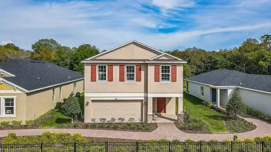 New construction Single-Family house 13928 Tropical Breeze Way, Hudson, FL 34669 Elm- photo 0