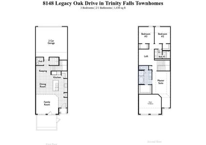 New construction Townhouse house 8148 Legacy Oak Drive, McKinney, TX 75071 Berkley Plan- photo