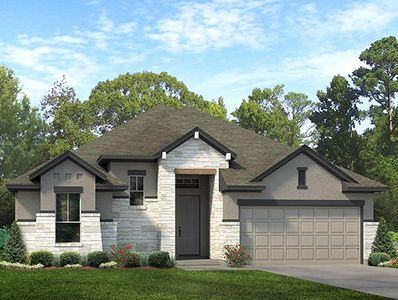 New construction Single-Family house Payton, 2439 South Cherry Street, Tomball, TX 77375 - photo