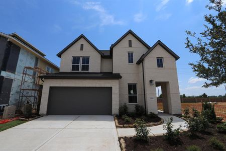 New construction Single-Family house 29759 Burcreek Lane, Fulshear, TX 77441 Sanderling- photo 0