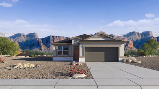 New construction Single-Family house 1548 E Lardner Dr, Casa Grande, AZ 85122 Baxter- photo 0