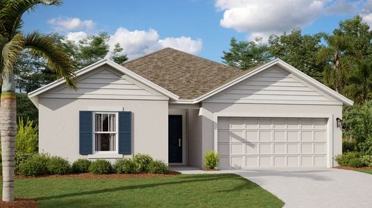 New construction Single-Family house 1264 Peach Creek Drive, Osteen, FL 32764 Dawn- photo 0