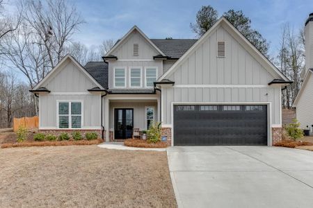 New construction Single-Family house 5629 Pleasant Woods Drive, Flowery Branch, GA 30542 - photo 0