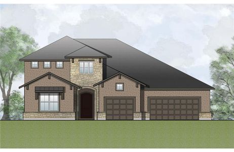 New construction Single-Family house 273 Peakside Circle, Dripping Springs, TX 78620 Somerville A- photo 0