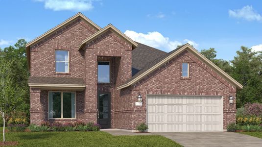 New construction Single-Family house 27222 Henley Ridge Drive, Katy, TX 77493 Iris- photo 0