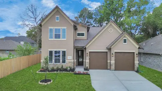 New construction Single-Family house 5322 Hill Timbers Drive, Humble, TX 77346 - photo 0